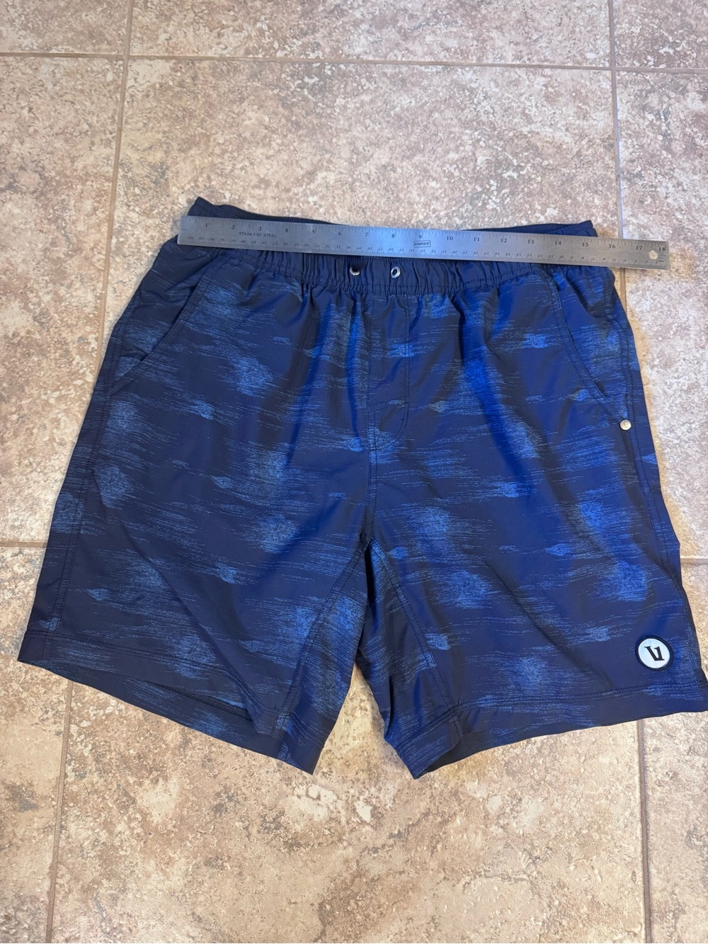 Vuori - Kore Short Lined 7" - Blue Indigo